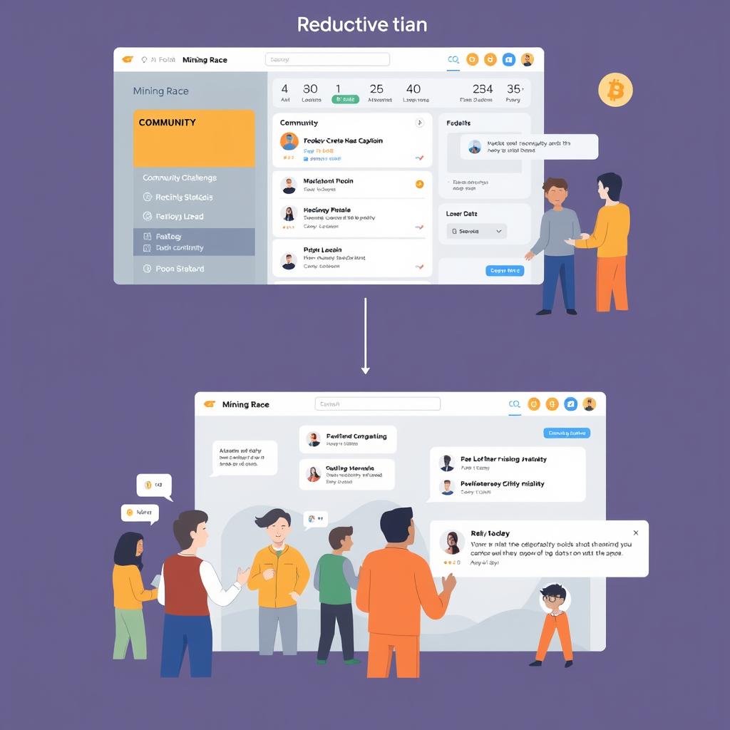 Community-features-of-Mining-Race-by-IconX-platform Mining Race by IconX: The Revolutionary Bitcoin Mining Experience Explained